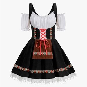 German Oktoberfest Drindl Dress